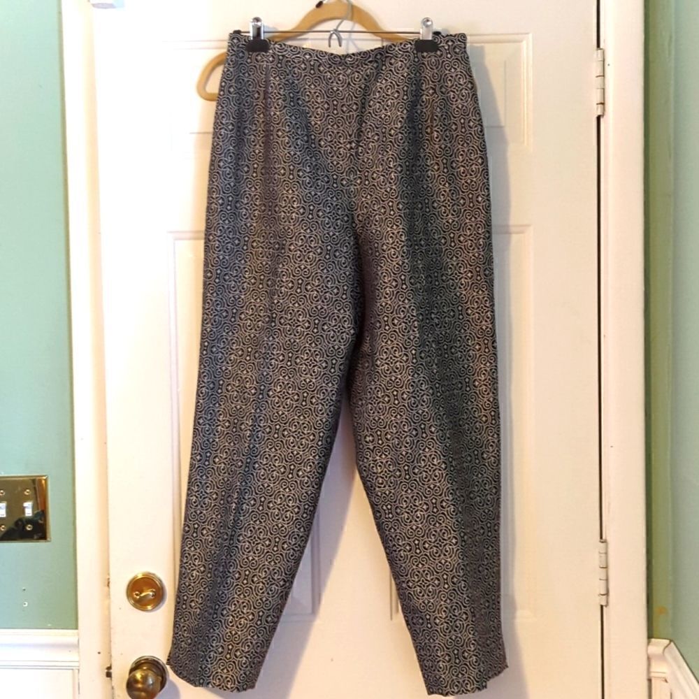 Vintage Talbots Silk Pants Size 12 NWT - Picture 1 of 11